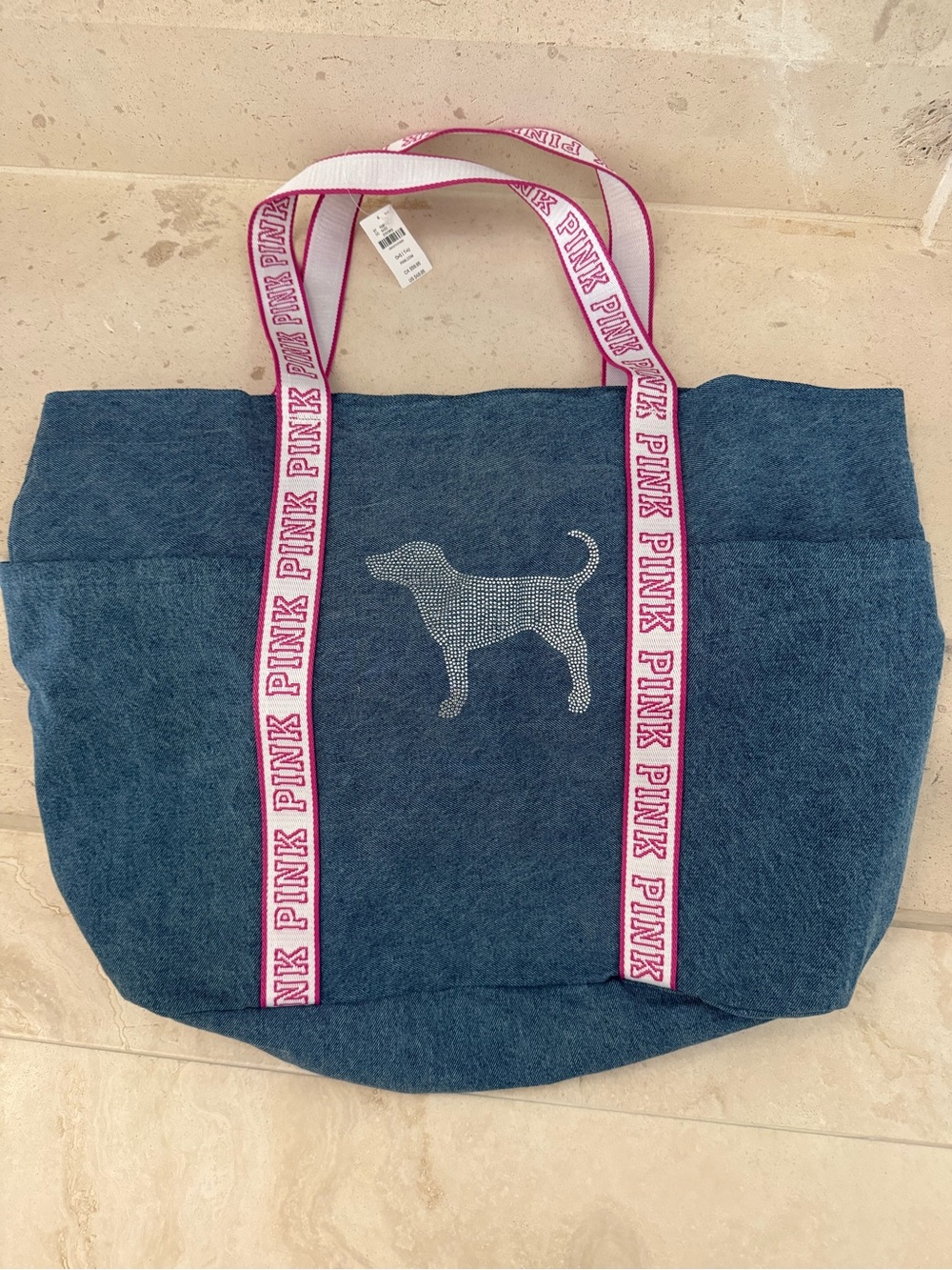 *NEW* Victoria's Secret Soft Denim Tote Bag